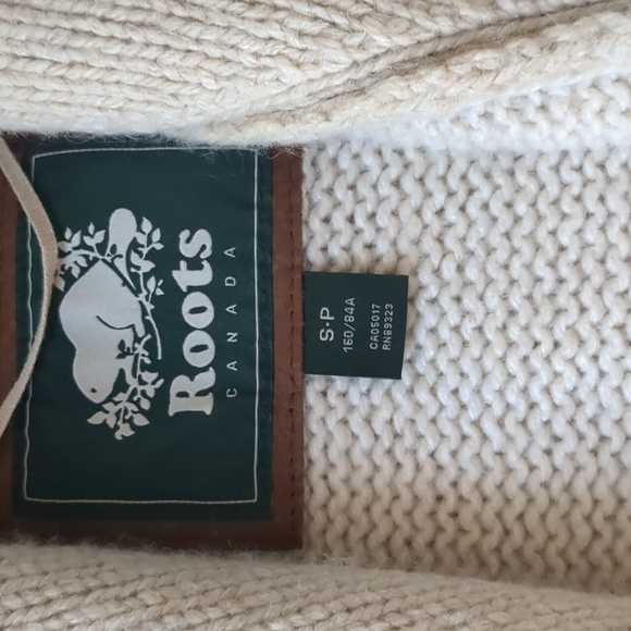 Roots white wools blend cardigan - Picture 2 of 4